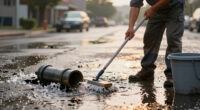 Los Angeles-area Water Main Break Floods West Hollywood Streets, Causes Sinkhole - CBS News