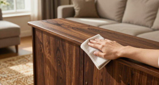 She Kept the Original Wood Paneling, and the Living Room Feels Cozy
