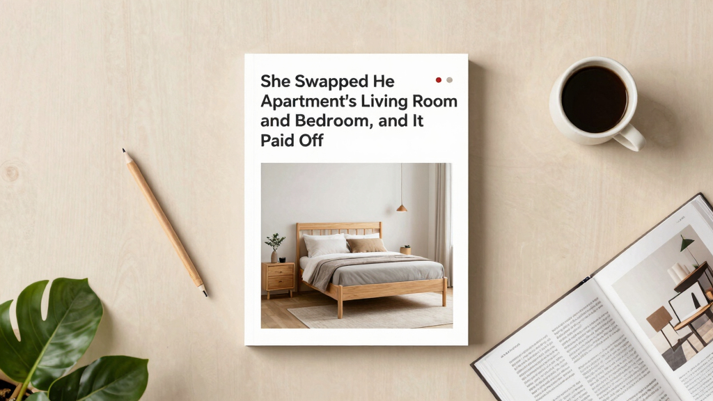 She Swapped Her Apartment’s Living Room and Bedroom, and It Paid Off