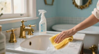 She Turned Her Builder-Grade Bathroom into a Serene, Parisian Escape