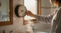 I Moved A Clock To My Bathroom, And It Changed My Morning Routine Forever