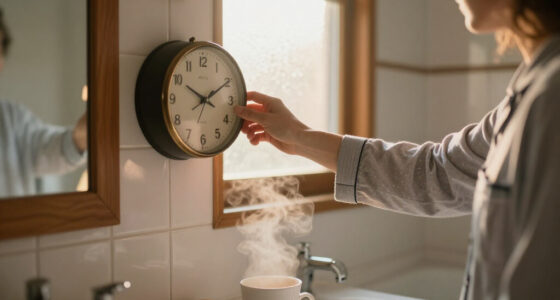 I Moved A Clock To My Bathroom, And It Changed My Morning Routine Forever