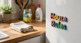 My Grandma Gigi’s “House Rules” Magnet Helps Me Keep My Home Clean
