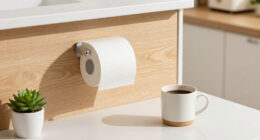 I Put A Toilet Paper Holder In My Kitchen, And It Looks So Cute