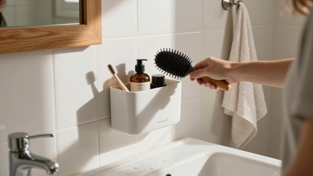 I Used A Command Wall Planter As Bathroom Storage — Now I Want One In Every Room