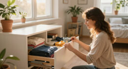 She Used IKEA Storage To Make Her Studio Feel Like A One-Bedroom