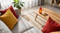 They Took A Risk On Mustard And Red — It Completely Changed This Living Room