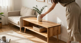 This New $10 IKEA Sofa Table Is The Only Thing Your Small Living Room Is Missing
