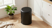 This Stylish Trash Can Is “Perfect” For Small Spaces (And Gives Art Deco Vibes!)