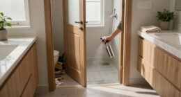 Two Doors Made This Bathroom Feel Awkward — So One Of Them Had To Go