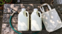 Why People Are Bringing Empty Milk Gallons To The Gas Station