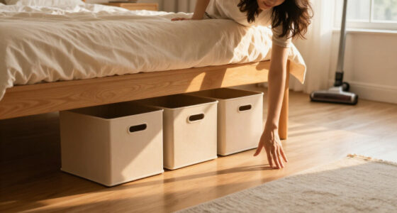 A Surprising Spot I Use As Storage To Make My Bedroom Look 5X Its Size