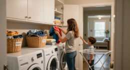 I Designed A Tiny Laundry Room For My Family Of 4 – These Clever Storage Ideas Keep It Clutter-free