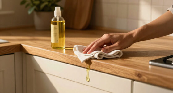 Put Down The Gel And Paint: Update Plain Cabinets With An Oil Solution