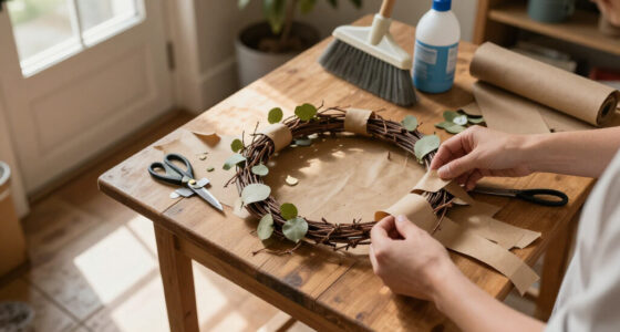 Save Scrap Paper To Craft An Easy, Rustic Wreath