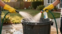 Smelling Your Garbage Cans? The Underrated Trick To Give Them A Deep Clean