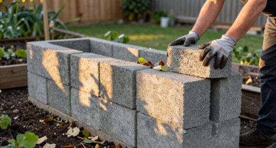 Use Concrete Blocks For A Durable Alternative To A Compost Bin